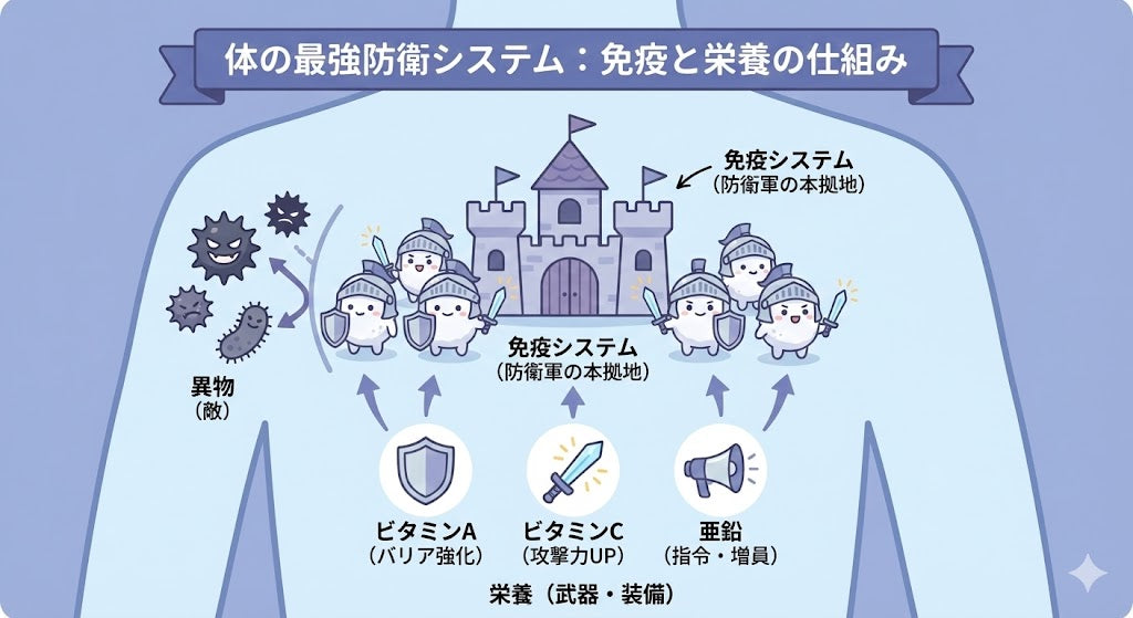 「免疫力を高めたい」その前に。知っておきたい体の最強防衛システムの話。