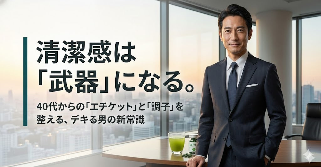 清潔感は「武器」になる。 40代からの「エチケット」と「調子」を整える、 デキる男の新常識