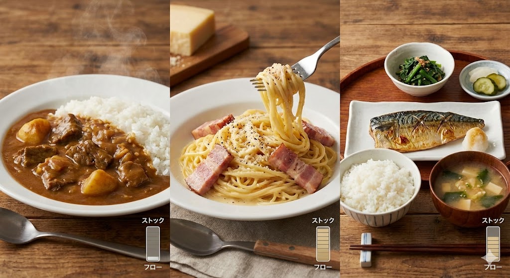 【勝手に採点】カレー、パスタ、定食…。「ストック」と「フロー」で見る、人気メニューの通知表。