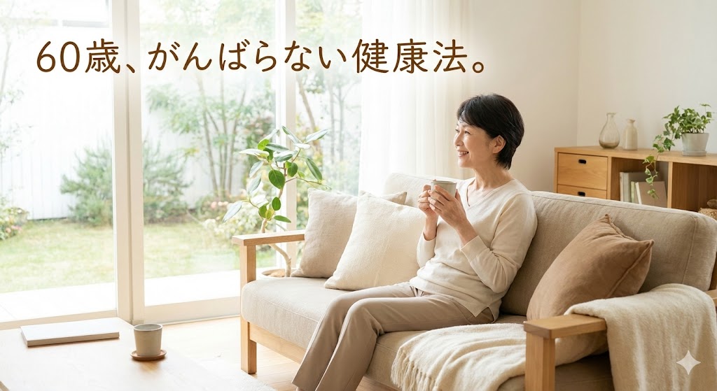 60代からの「心と体」の攻略法。 頑張らない、我慢しない、 私が主役の第2章。