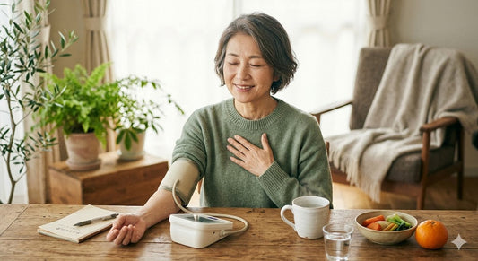 健康診断の「血圧」に一喜一憂しない。数字の不安を手放し、「からだの巡り」を守る大人の新常識