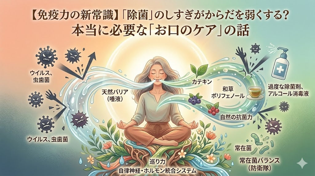 【免疫力の新常識】「除菌」のしすぎがからだを弱くする？本当に必要な「お口のケア」の話