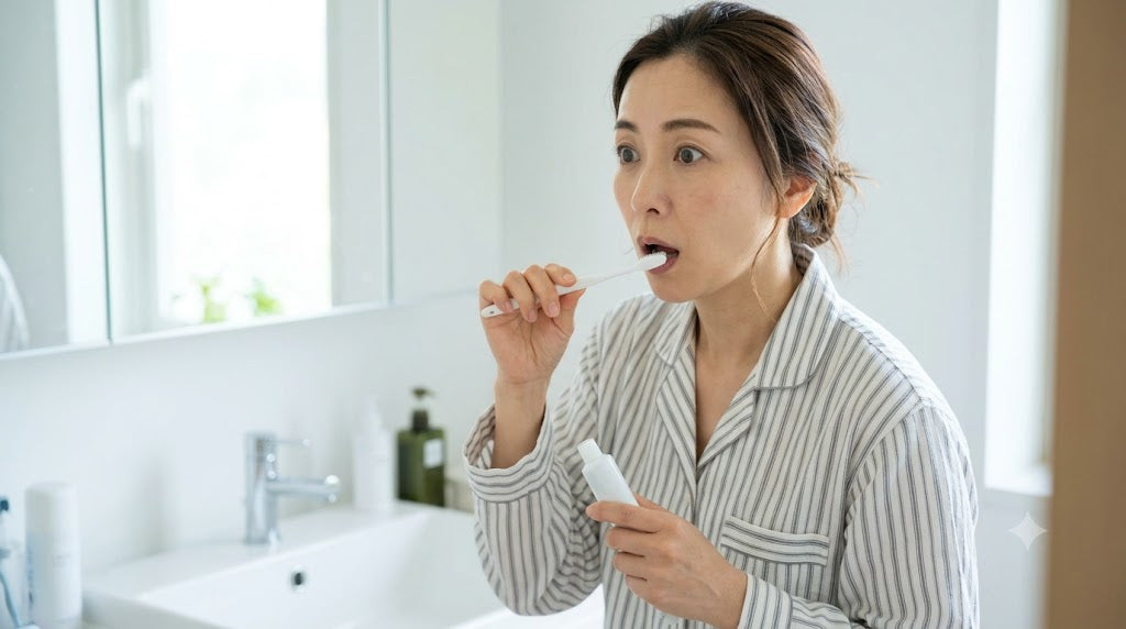 食後すぐの「はみがき」はちょっと待って！ 大人の口内環境を守る『うがい＆和草のしずく』のすすめ